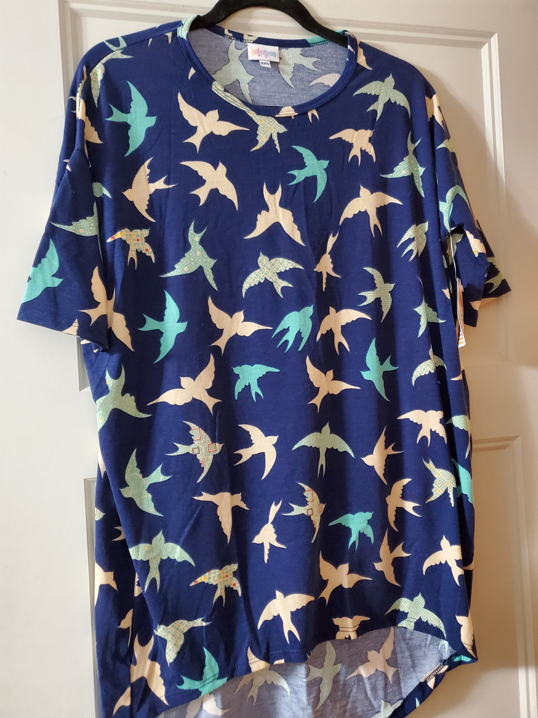 Size XXS Lularoe Vintage Birds Irma