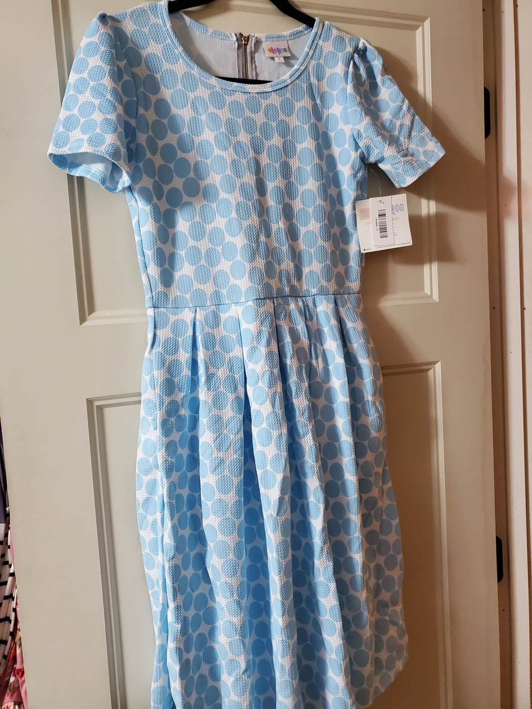 Size S Lularoe Polka Dot Amelia Dress – Styled by Stephanie B