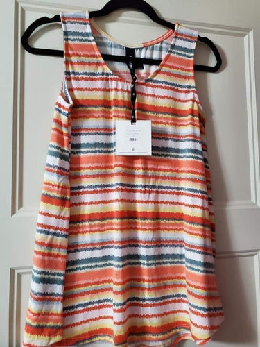 Size S A&D Stripe Essential Tank