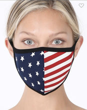 Load image into Gallery viewer, Americana Washable, Reusable Adult Mask