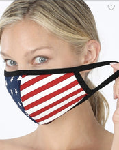 Load image into Gallery viewer, Americana Washable, Reusable Adult Mask